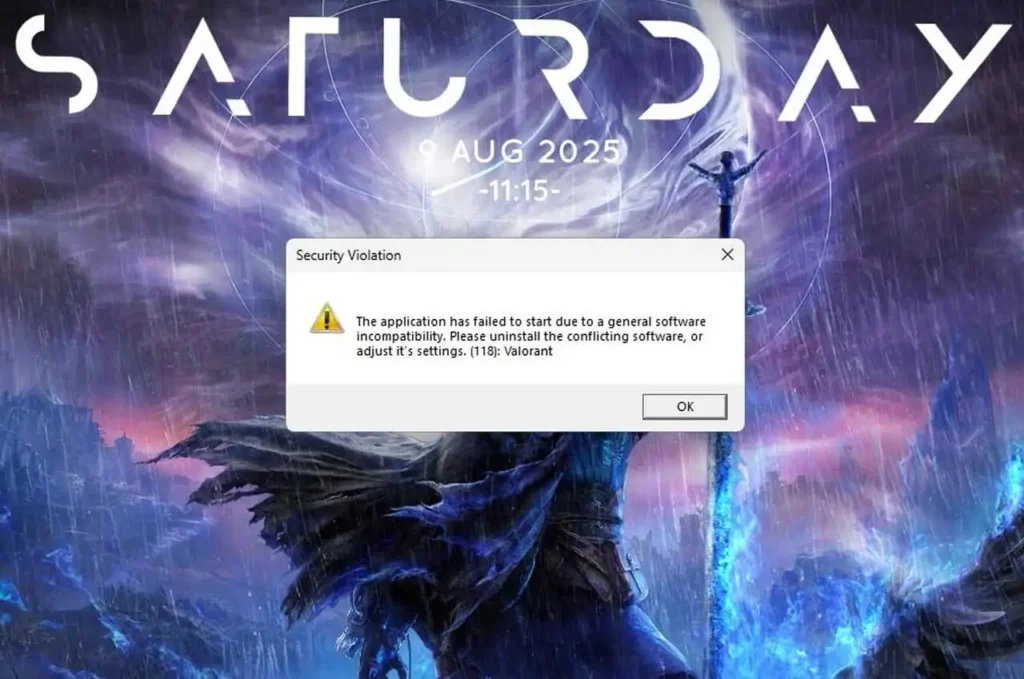 Error mensagem Battlefield Vanguard