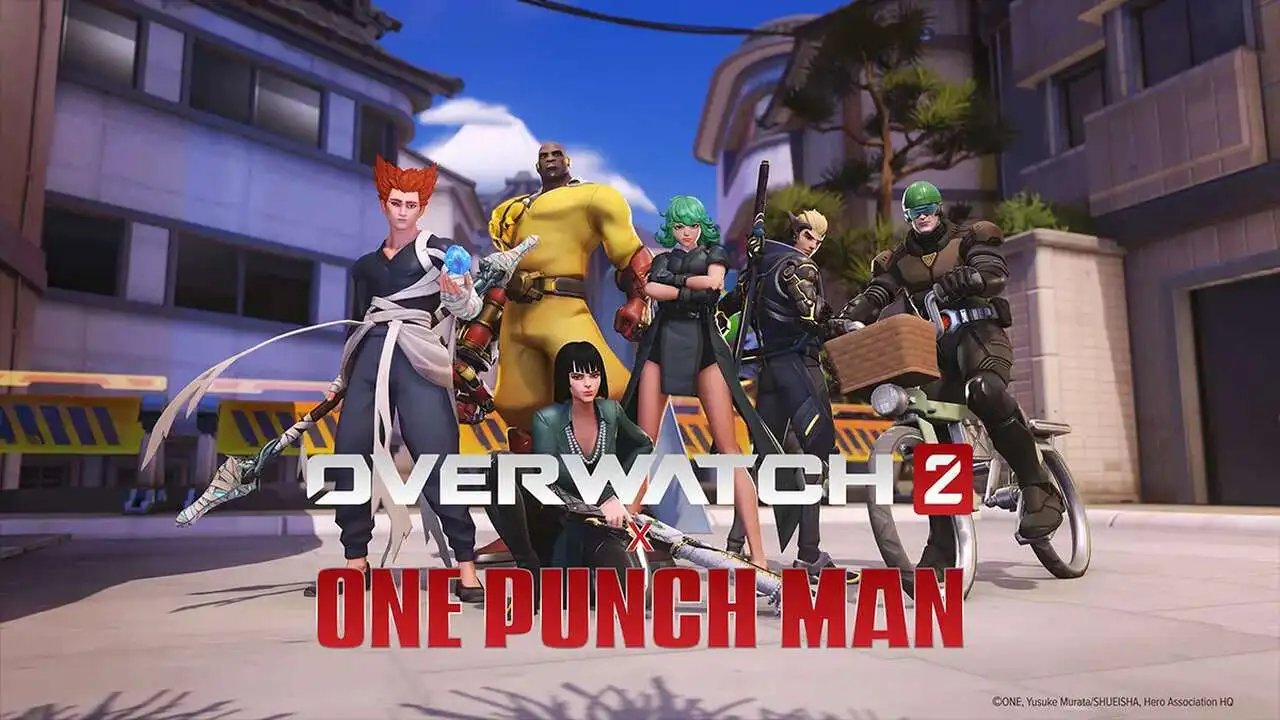 One Punch Man and Overwatch 2 collab