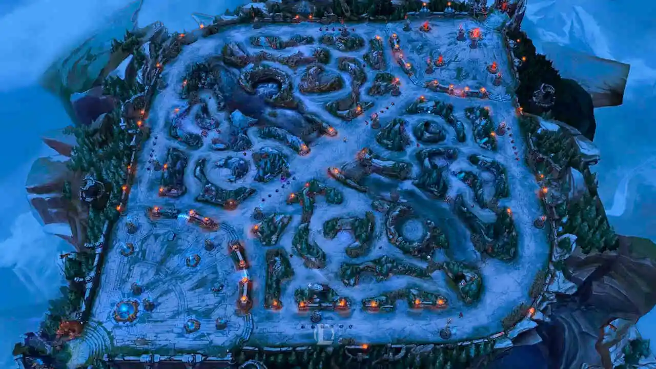 winter map in LoL