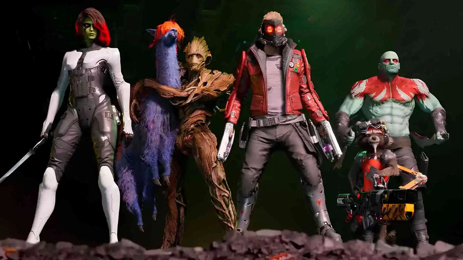 evolução de Marvel's Guardiões da Galáxia