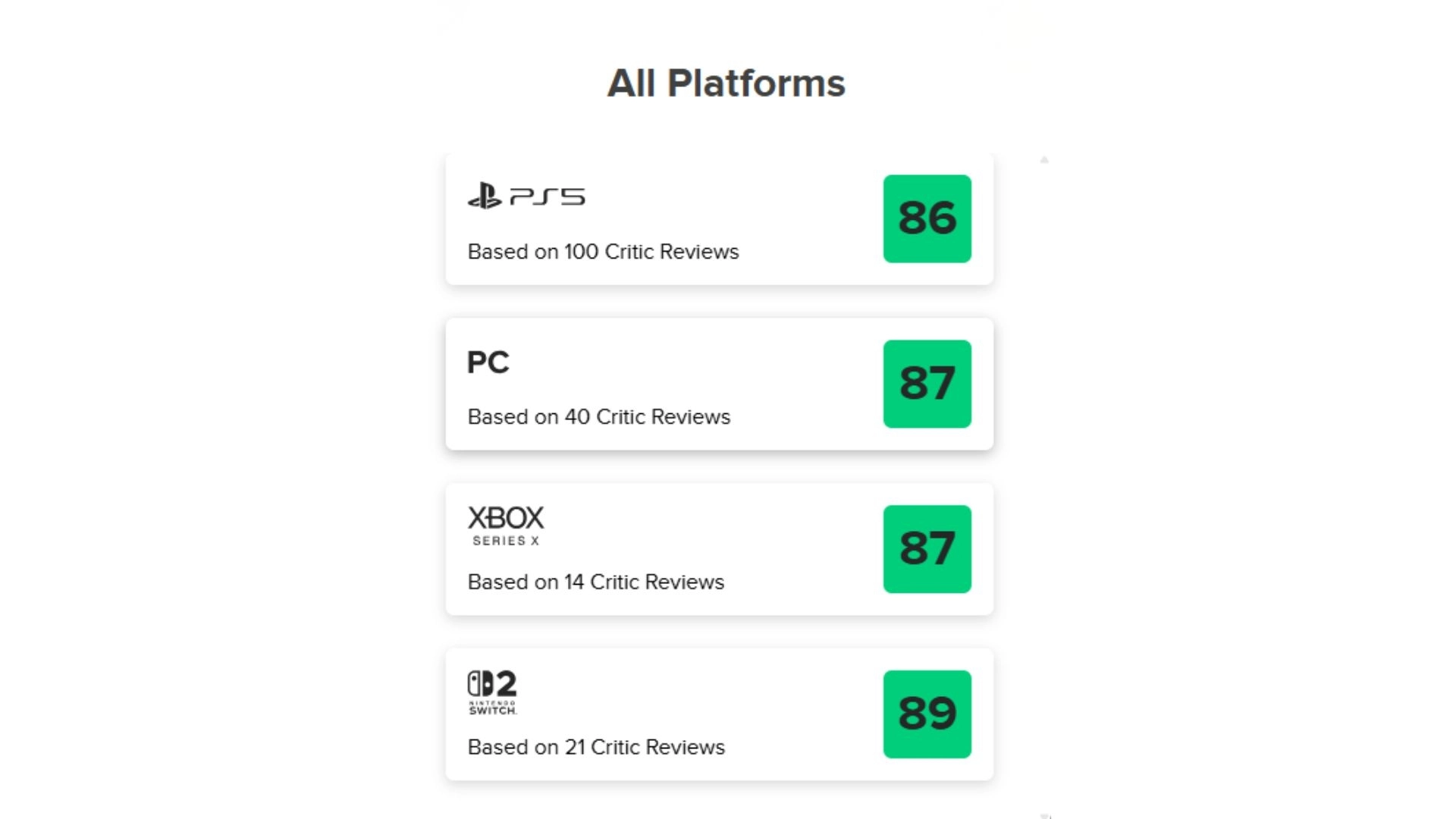 Metacritic Pragmata