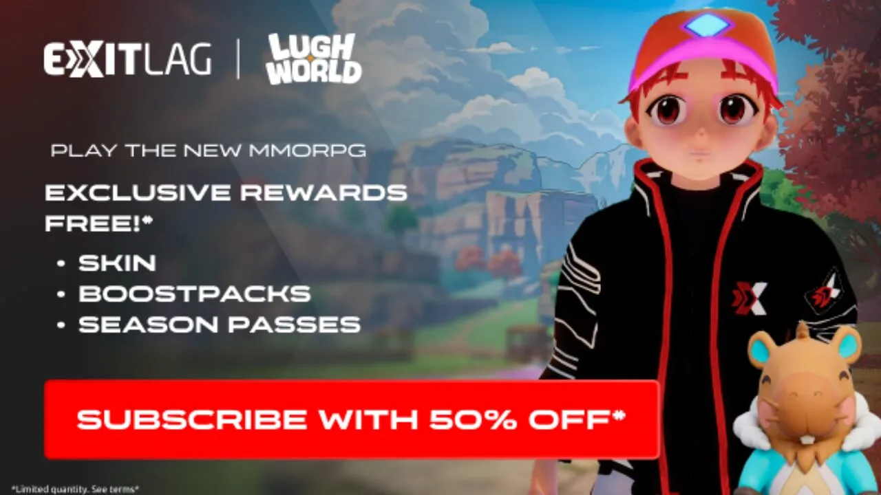 Banner Lugh World and ExitLag